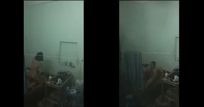 Quay lén em nhà kề bên và bạn trai làm tình